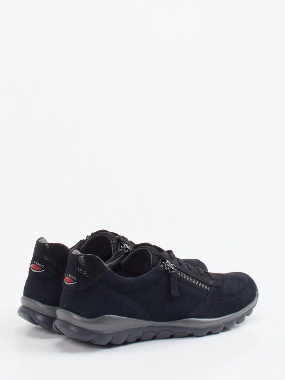 Gabor Comfort – Sneaker aus Nubukleder Blau