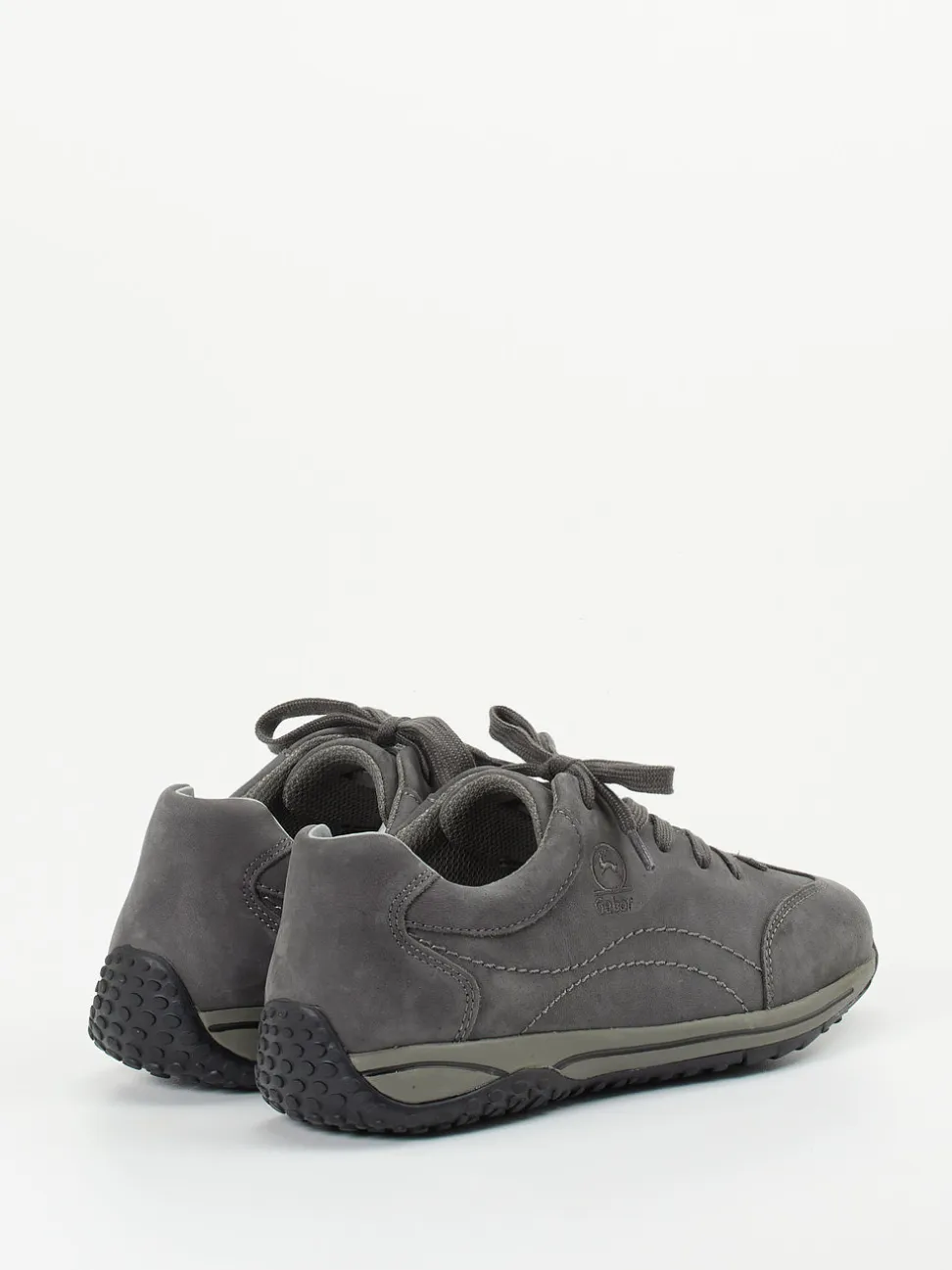 Gabor Comfort – Sneaker aus Nubukleder in Grau