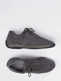 Gabor Comfort – Sneaker aus Nubukleder in Grau