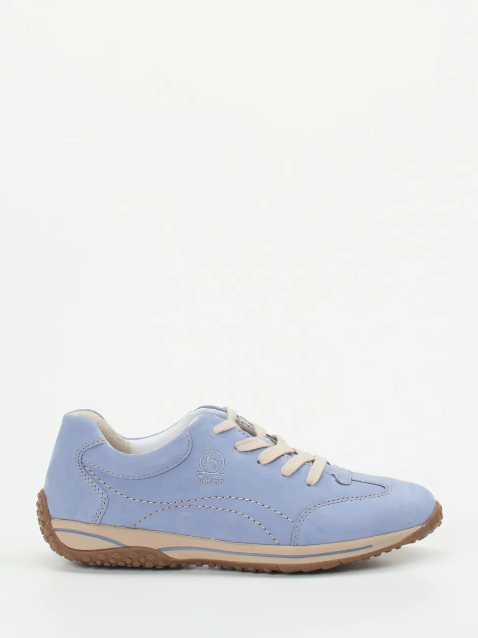 Gabor Comfort – Sneaker aus Nubukleder hellblau