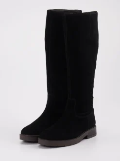 Gabor Comfort – Stiefel aus Veloursleder schwarz