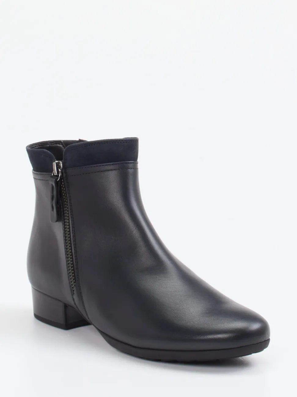 Gabor Comfort – Stiefelette aus Lammleder Schwarz