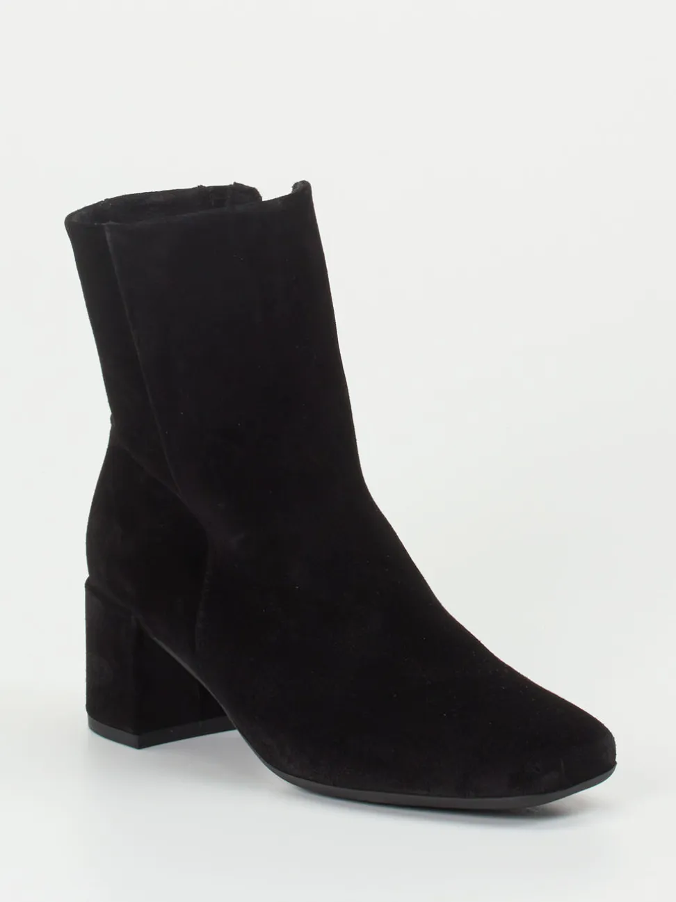 Gabor Comfort – Stiefelette aus Veloursleder Schwarz