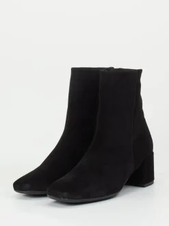 Gabor Comfort – Stiefelette aus Veloursleder Schwarz
