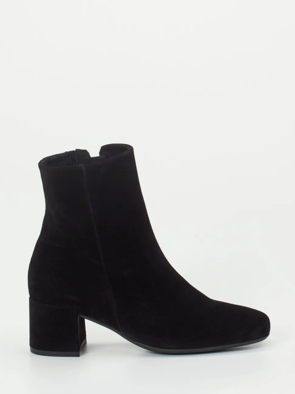 Gabor Comfort – Stiefelette aus Veloursleder Schwarz