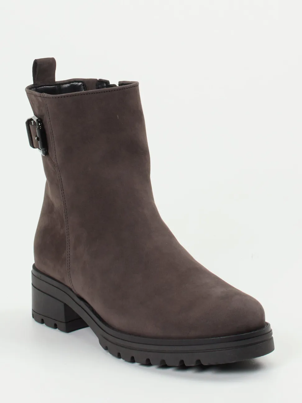 Gabor Comfort – Stiefeletten aus Nubukleder grau
