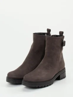 Gabor Comfort – Stiefeletten aus Nubukleder grau