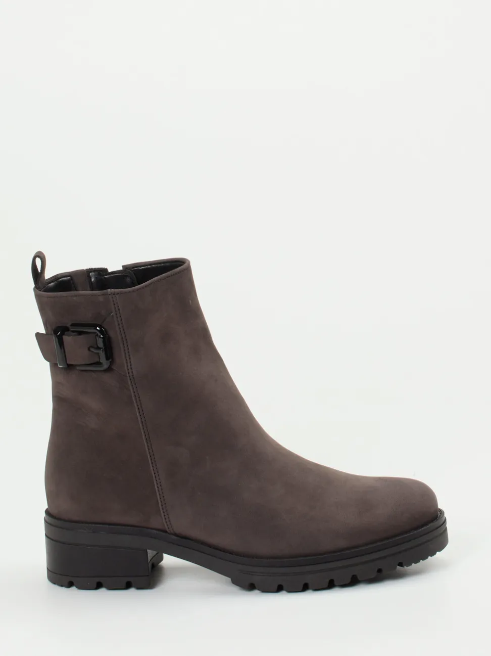 Gabor Comfort – Stiefeletten aus Nubukleder grau