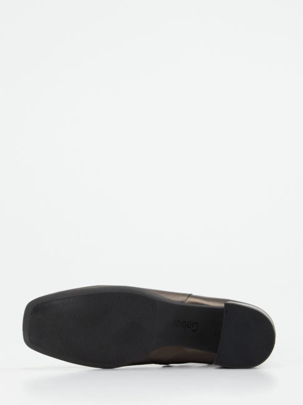 Gabor Comfort – Stiefelette aus Metallicleder grau