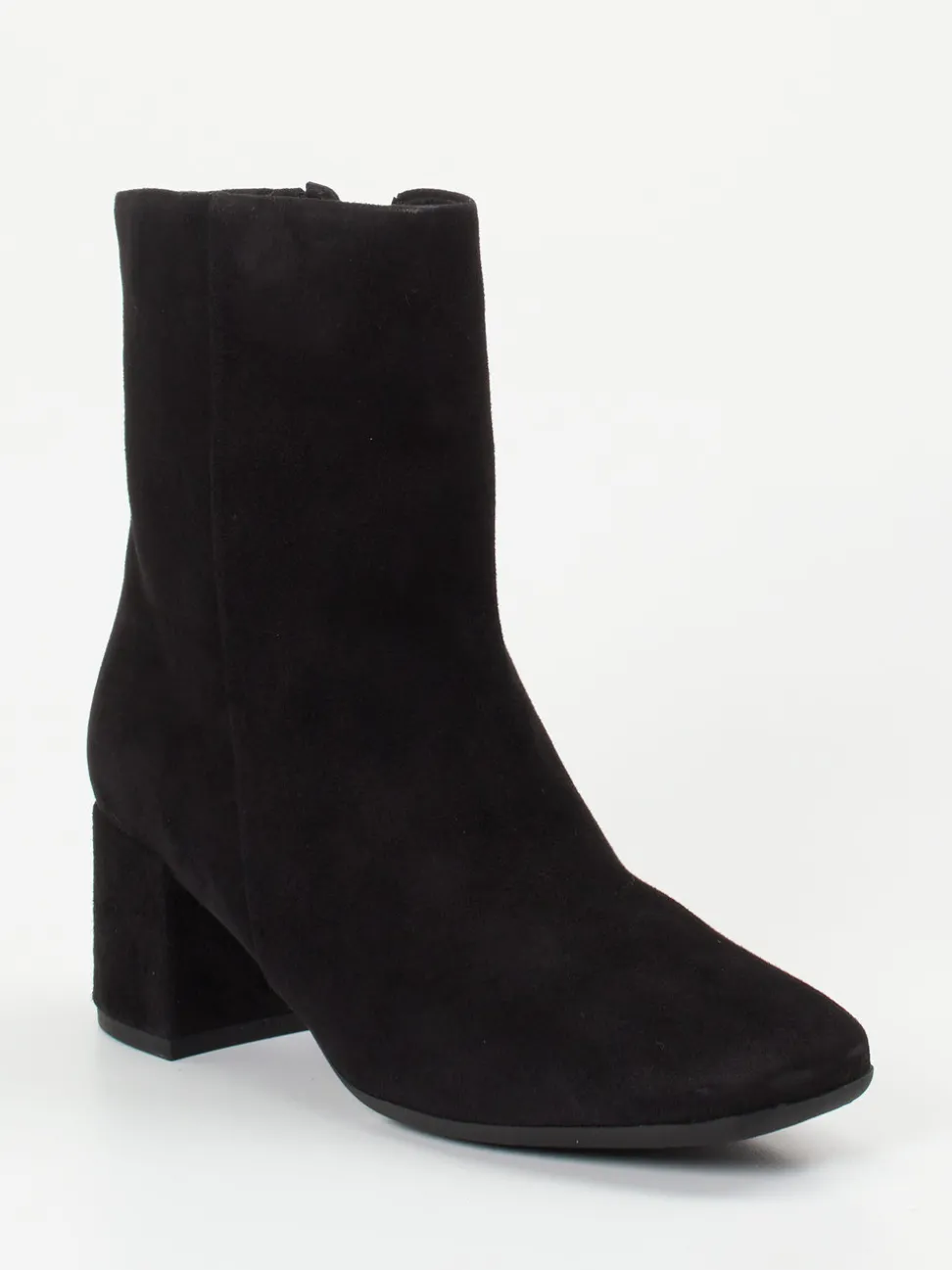 Gabor Comfort – Stiefelette aus Veloursleder schwarz