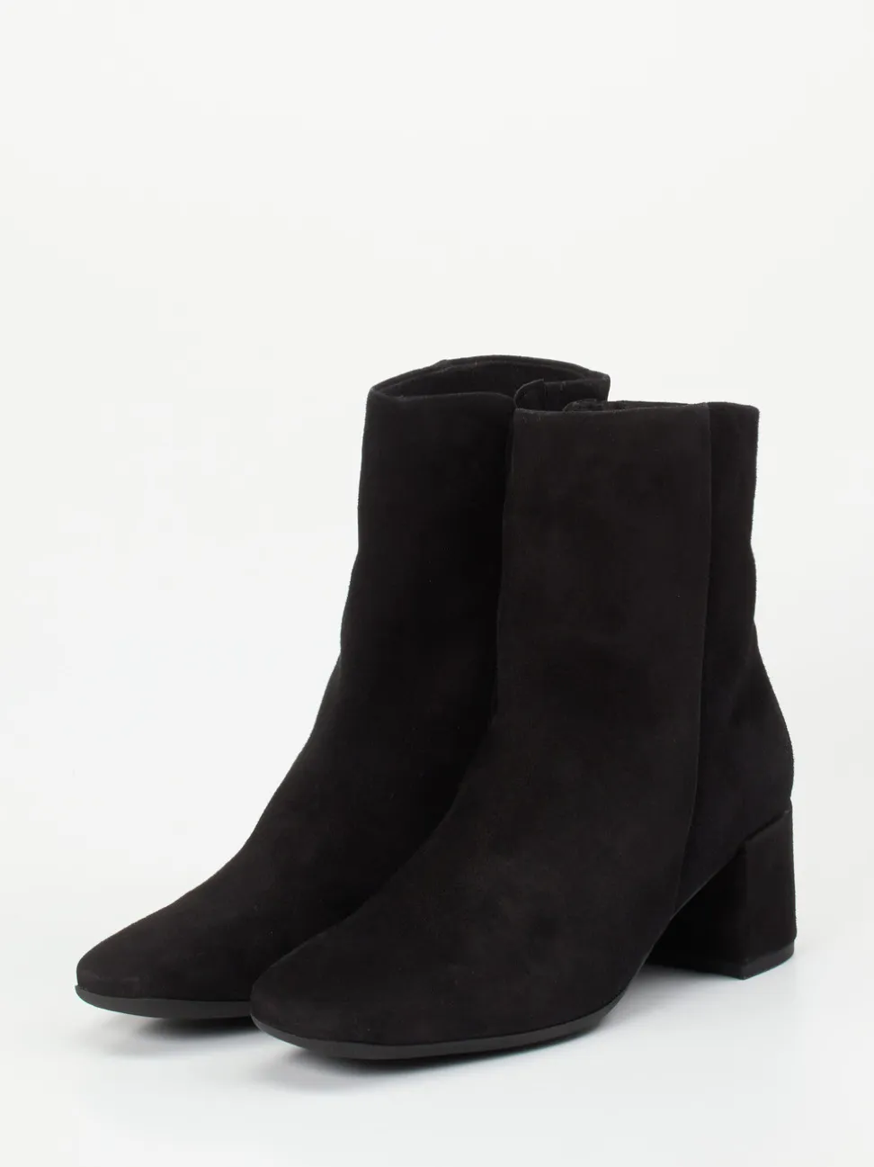 Gabor Comfort – Stiefelette aus Veloursleder schwarz