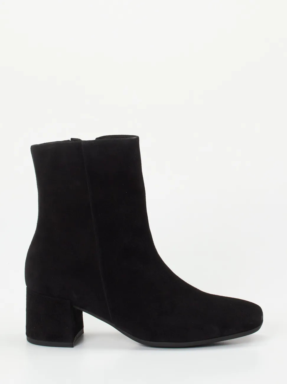 Gabor Comfort – Stiefelette aus Veloursleder schwarz