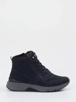 Gabor Comfort – Stiefelette aus Nubukleder Dunkelblau