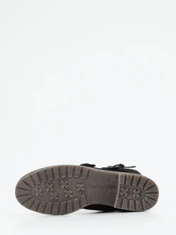 Gabor Comfort – Stiefelette aus Veloursleder Schwarz
