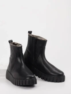 Gabor Comfort – Stiefelette aus Leder schwarz