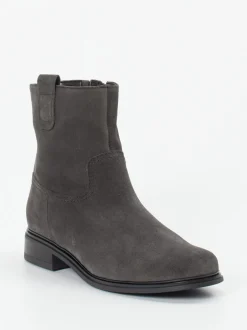 Gabor Comfort – Stiefelette aus Veloursleder Grau
