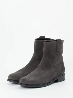 Gabor Comfort – Stiefelette aus Veloursleder Grau