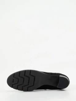 Gabor Comfort – Stiefelette aus Veloursleder schwarz
