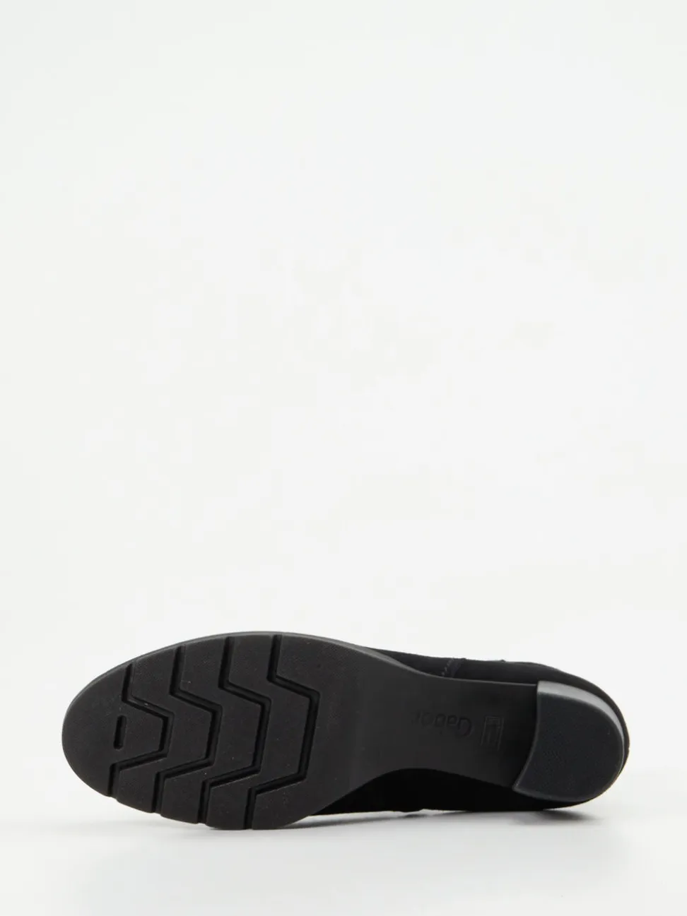 Gabor Comfort – Stiefelette aus Veloursleder schwarz
