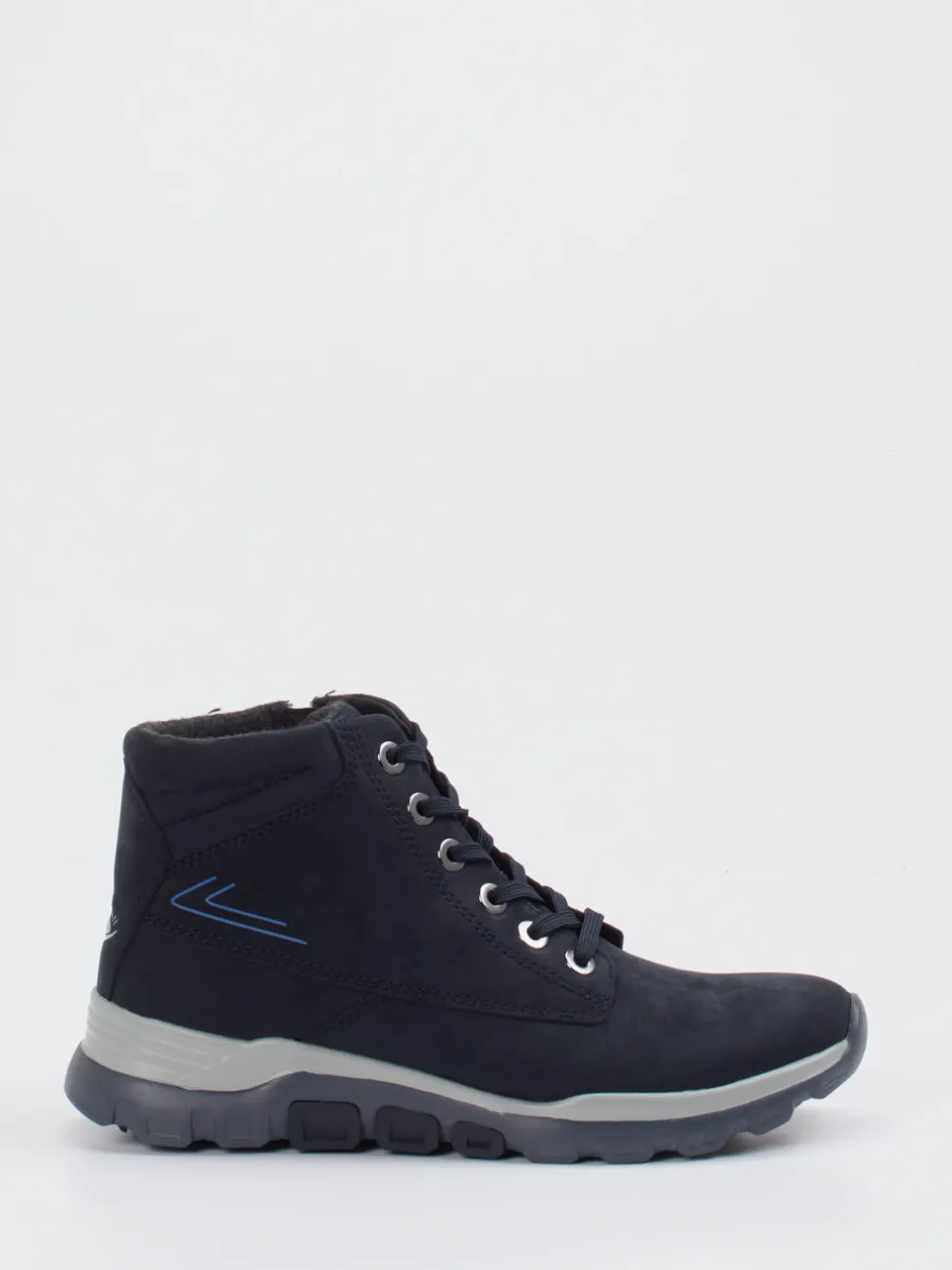 Gabor Comfort – Stiefelette aus Nubukleder Dunkelblau