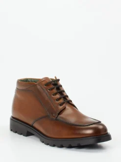 Galizio Torresi – Ankle Boot aus Kalbleder mittelbraun