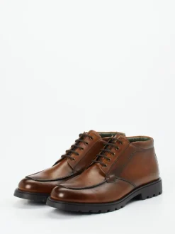 Galizio Torresi – Ankle Boot aus Kalbleder mittelbraun