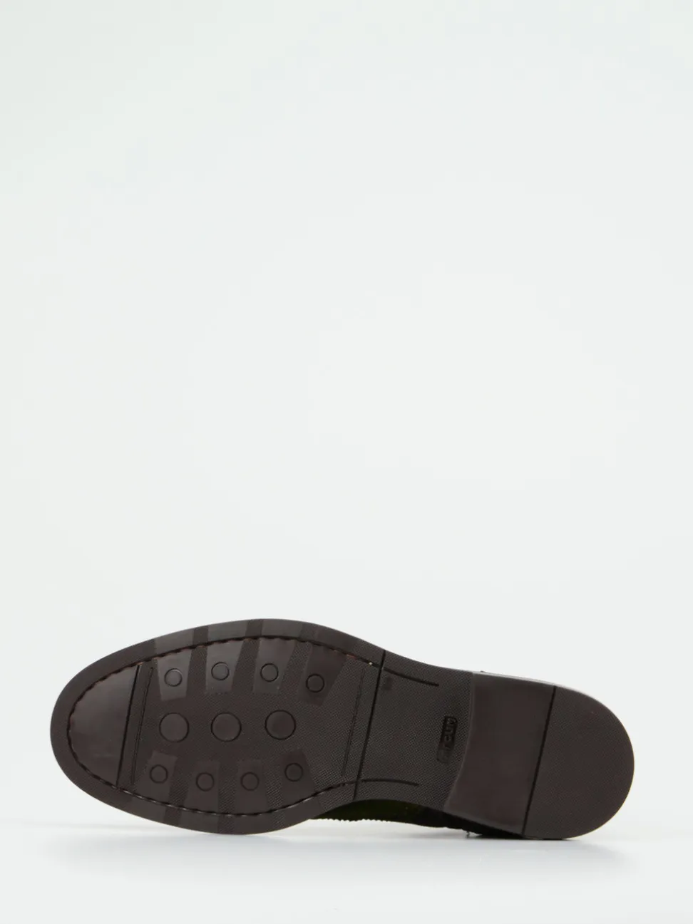 Galizio Torresi – Brogue-Boots aus Veloursleder olivgrün