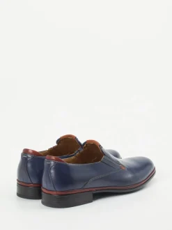 Galizio Torresi – Business-Slipper aus Kalbleder Dunkelblau