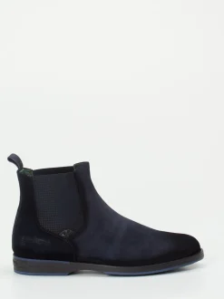 Galizio Torresi – Chelsea Boots aus Kalbleder dunkelblau