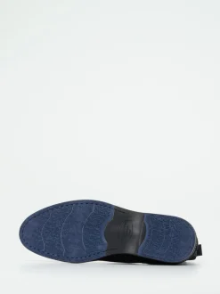 Galizio Torresi – Chelsea Boots aus Kalbleder dunkelblau