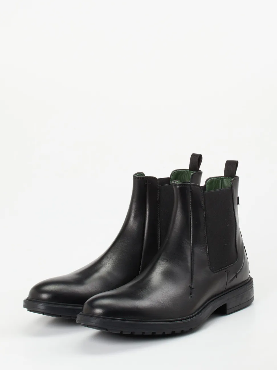 Galizio Torresi – Chelsea Boots aus Kalbleder Schwarz