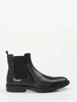 Galizio Torresi – Chelsea Boots aus Kalbleder Schwarz
