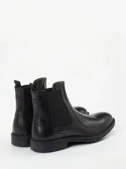 Galizio Torresi – Chelsea Boots aus Kalbleder Schwarz