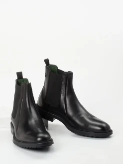 Galizio Torresi – Chelsea Boots aus Kalbleder Schwarz