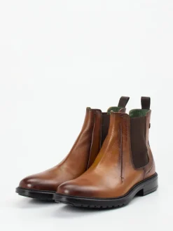 Galizio Torresi – Chelsea Boots aus Kalbleder Braun