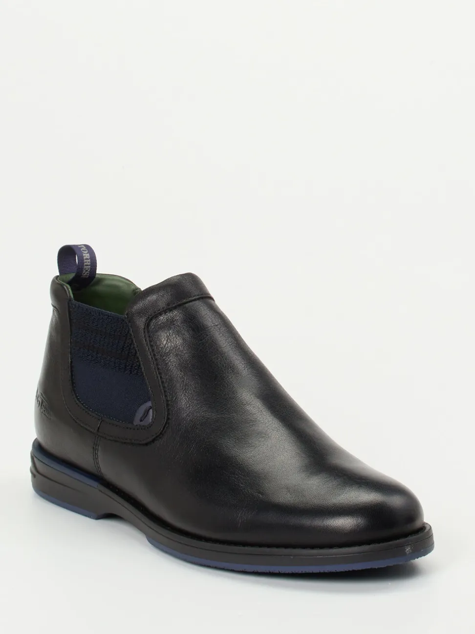 Galizio Torresi – Chelsea Boots aus Kalbleder schwarz