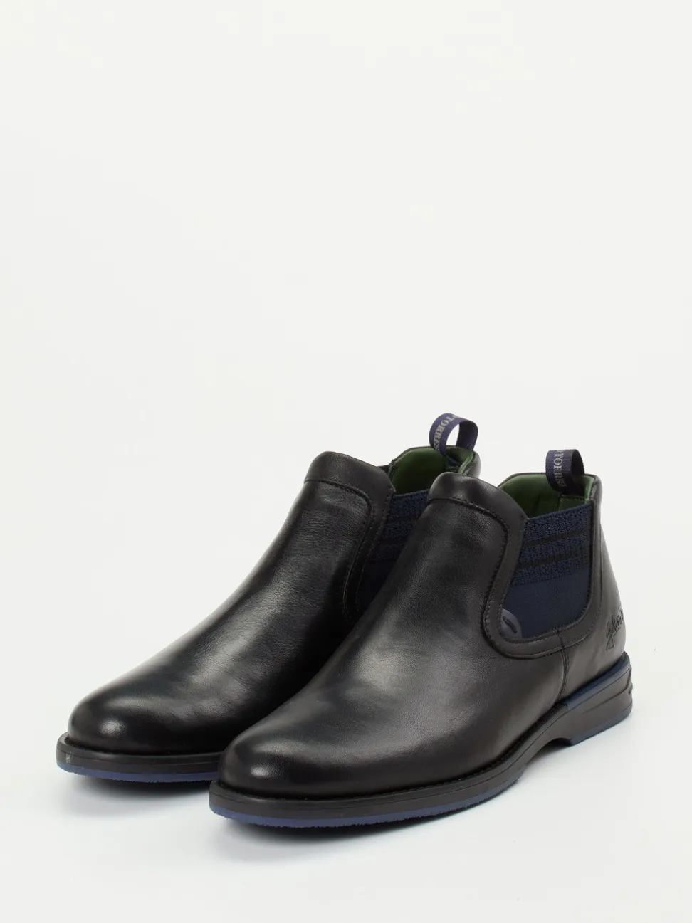 Galizio Torresi – Chelsea Boots aus Kalbleder schwarz