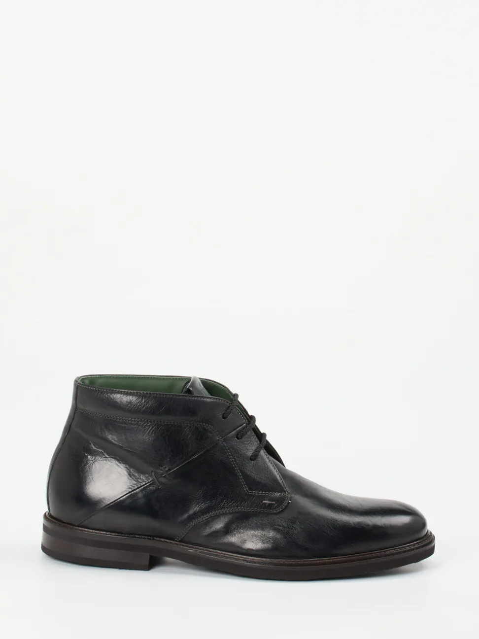 Galizio Torresi – Chukka Boots aus Kalbleder schwarz