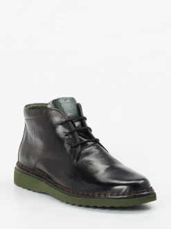 Galizio Torresi – Desert Boots aus Kalbleder schwarz