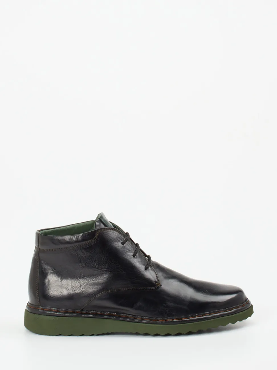 Galizio Torresi – Desert Boots aus Kalbleder schwarz