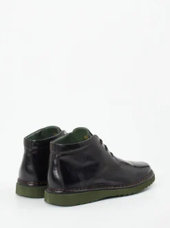 Galizio Torresi – Desert Boots aus Kalbleder schwarz