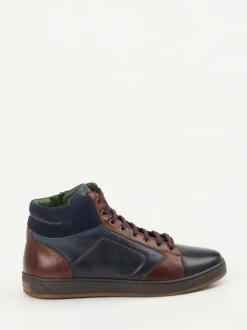 Galizio Torresi – High-Top-Sneaker aus Kalbleder blau