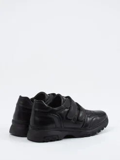 Galizio Torresi – Klett-Sneaker aus Kalbleder schwarz