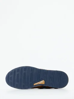Galizio Torresi – Leder-Sneaker aus Kalbleder cognacbraun