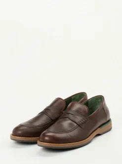 Galizio Torresi – Loafer aus Kalbleder Dunkelbraun
