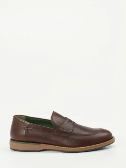 Galizio Torresi – Loafer aus Kalbleder Dunkelbraun
