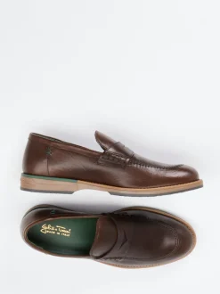 Galizio Torresi – Loafer aus Kalbleder Dunkelbraun