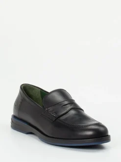 Galizio Torresi – Loafer aus Kalbleder Schwarz