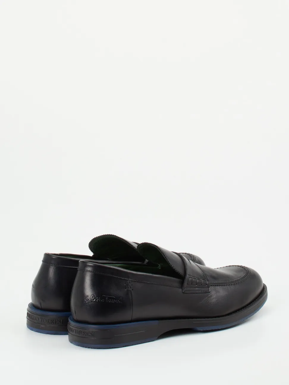 Galizio Torresi – Loafer aus Kalbleder Schwarz
