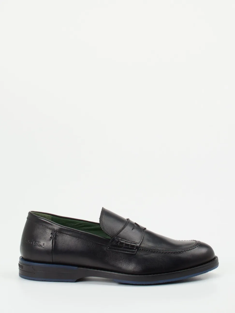 Galizio Torresi – Loafer aus Kalbleder Schwarz
